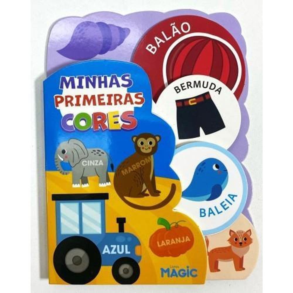 Livro Minhas Primeiras Cores - Magic Kids