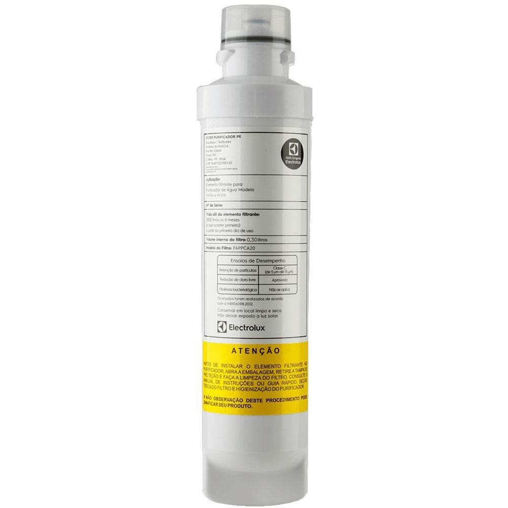 Kit 2 Filtro Refil Electrolux Pe 10 Pe10B Pe10X Pappca20