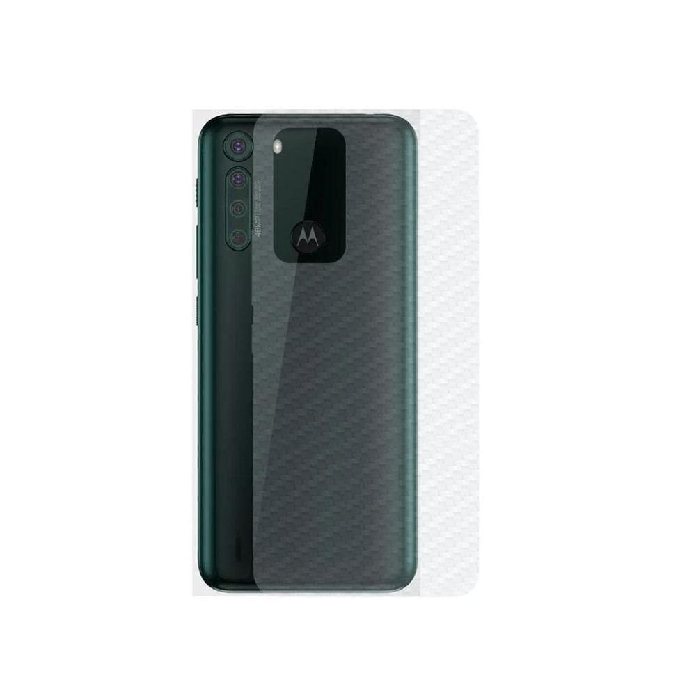Película Motorola One Fusion Plus- Traseira Fibra De Carbono