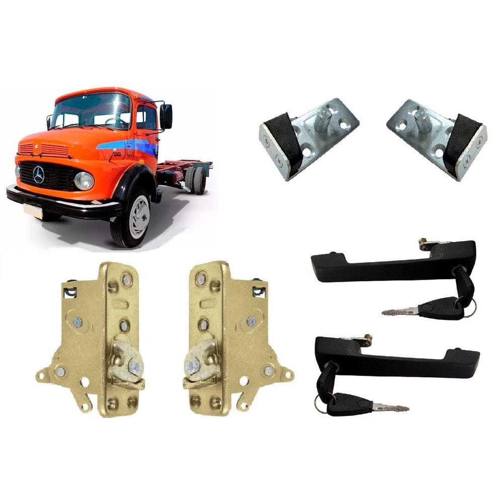 Kit Fechadura Porta + Batente + Maçaneta Mb 1113