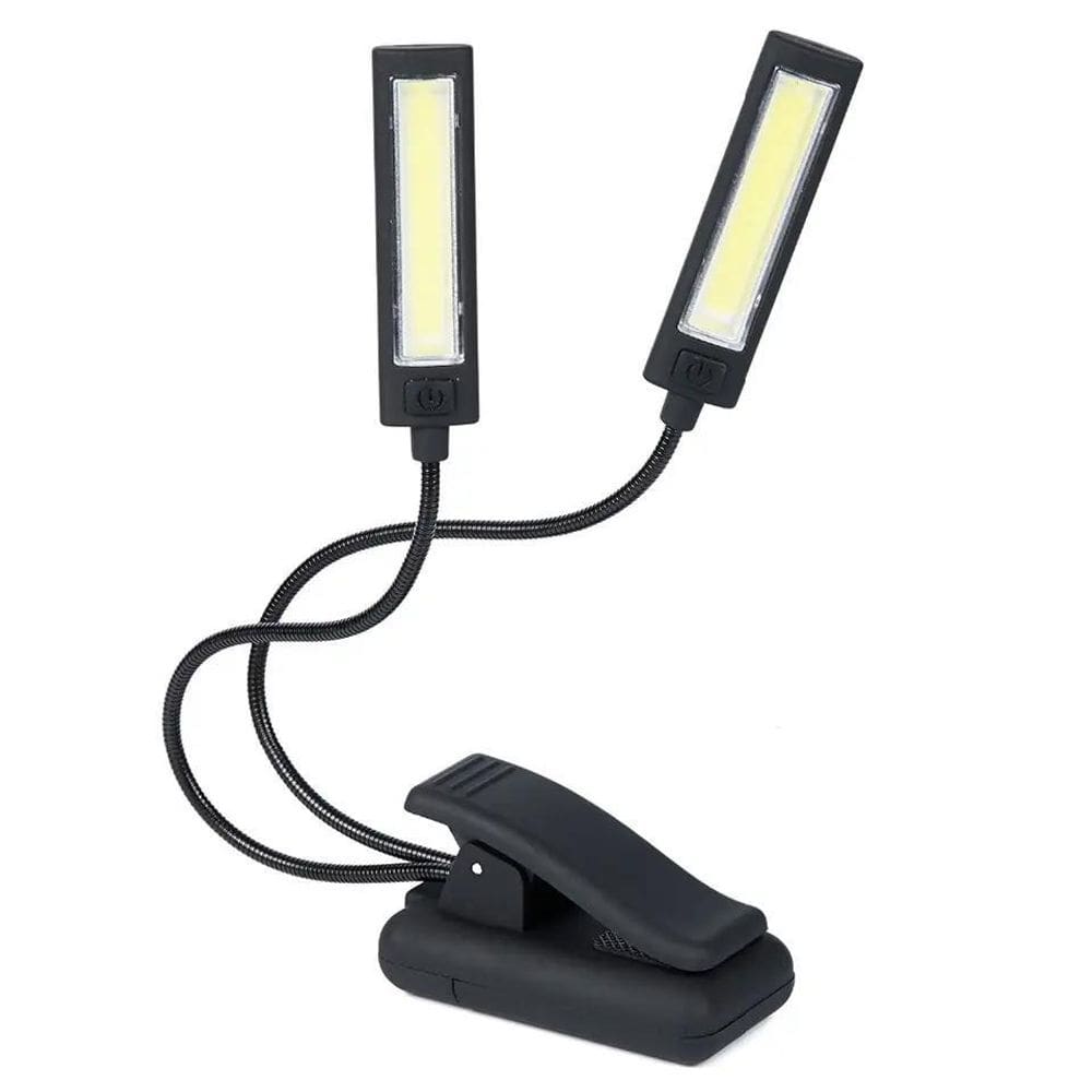 Luminária Led Cob Presilha Flexível Estante De Partitura