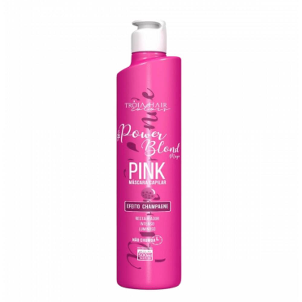 Matizador Troia Blond Magic Pink Efeito Champagne 500ml
