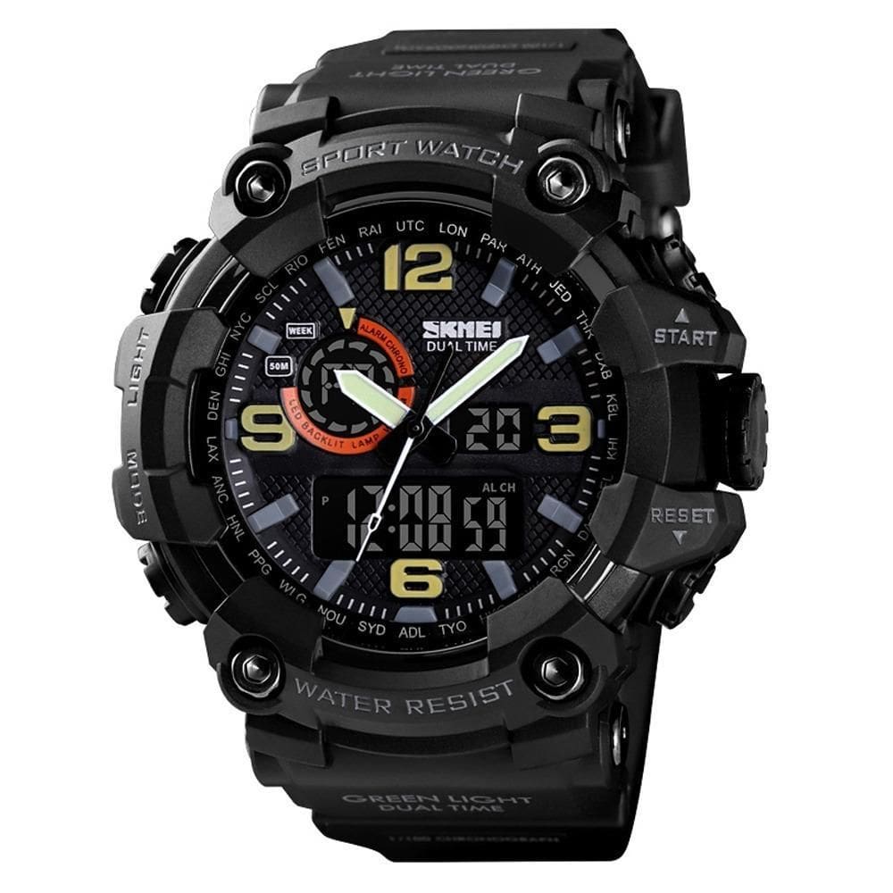 Relógio Masculino Skmei Anadigi 1520 Preto