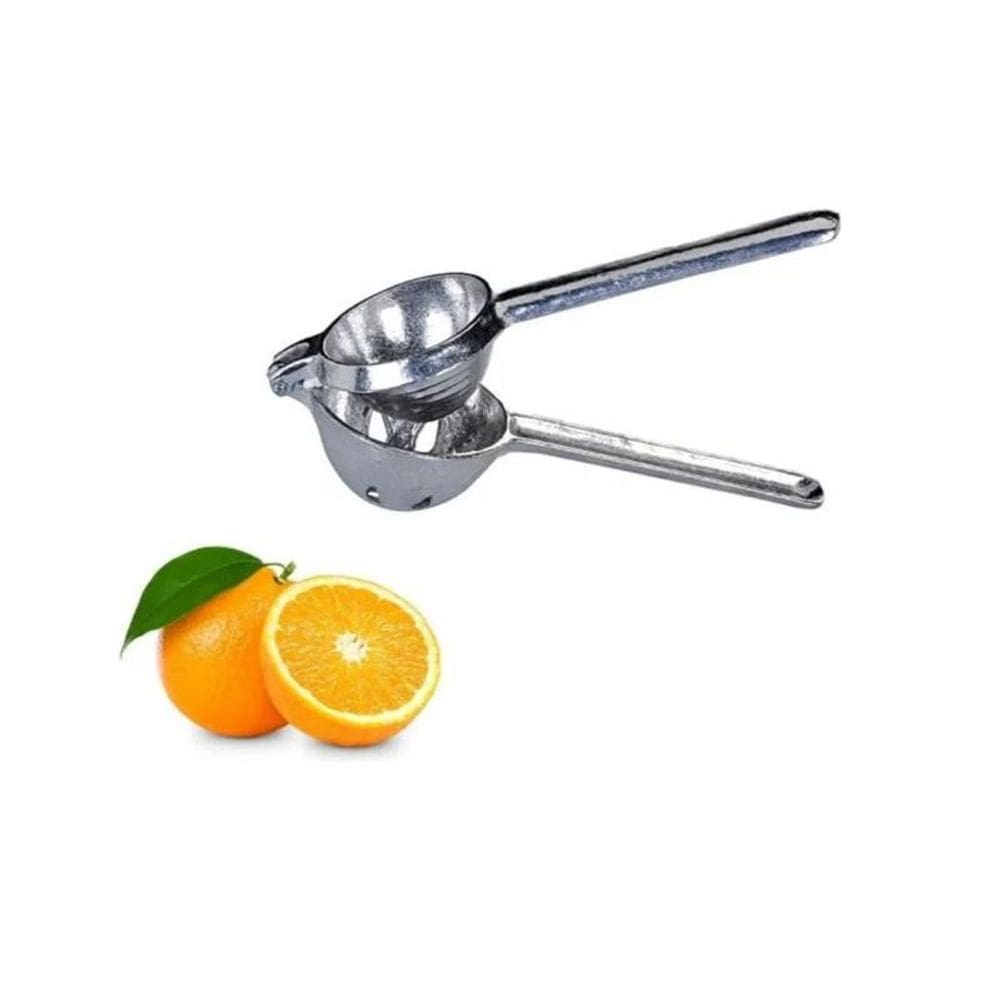 Espremedor Amassador Manual De Laranja Alumínio Grande 8Cm