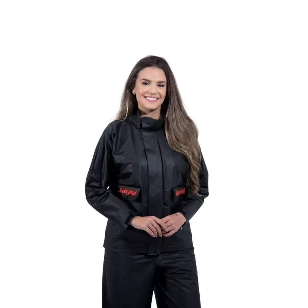 Capa de Chuva Motoqueiro Feminina  Serrana Protercapas Tamanho M