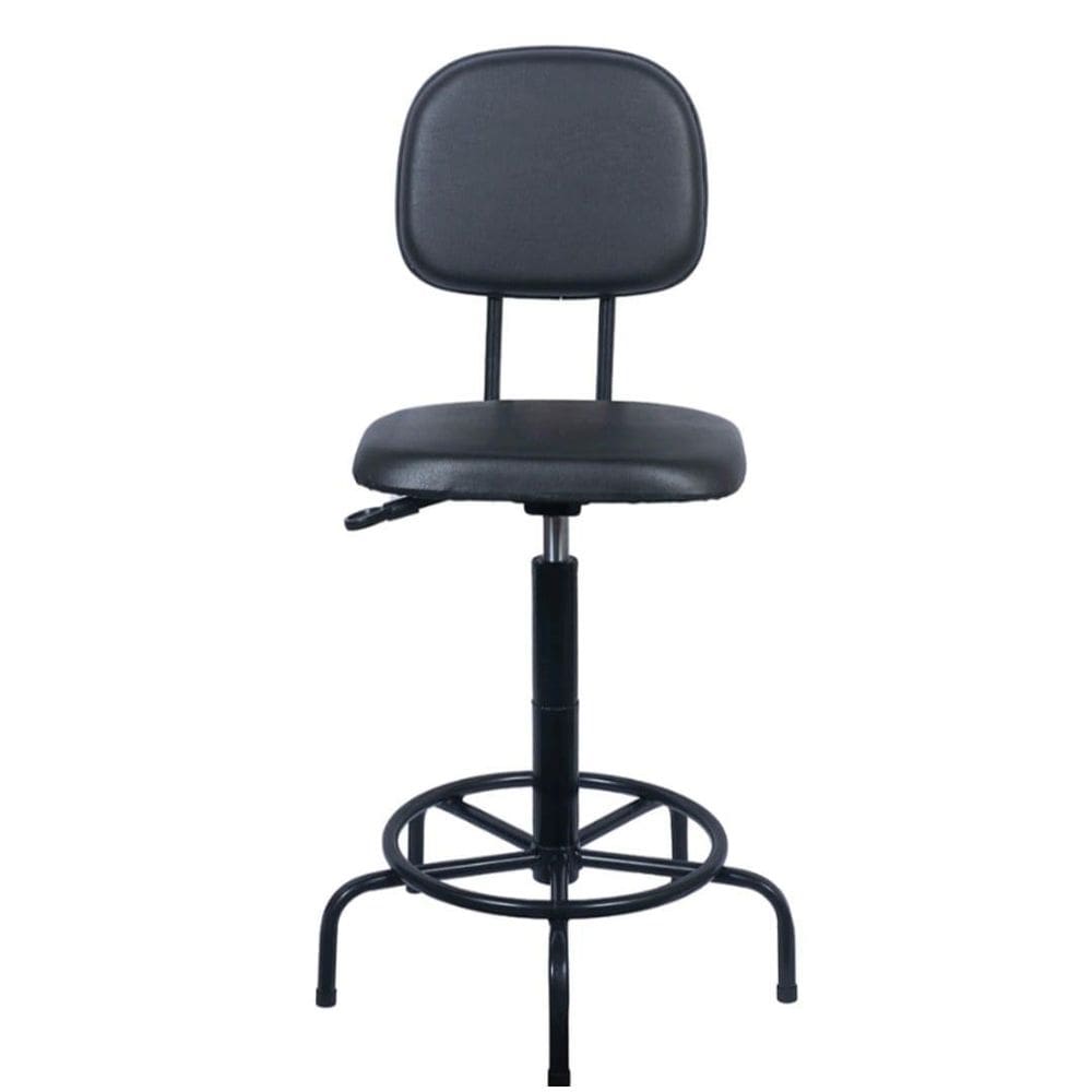 Cadeira Caixa Alta L Duplo Regulagem Altura Base Ferro Fixa