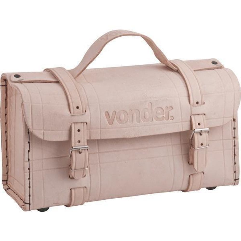 Maleta Couro 36Cm Para Ferramenta Marrom Vonder