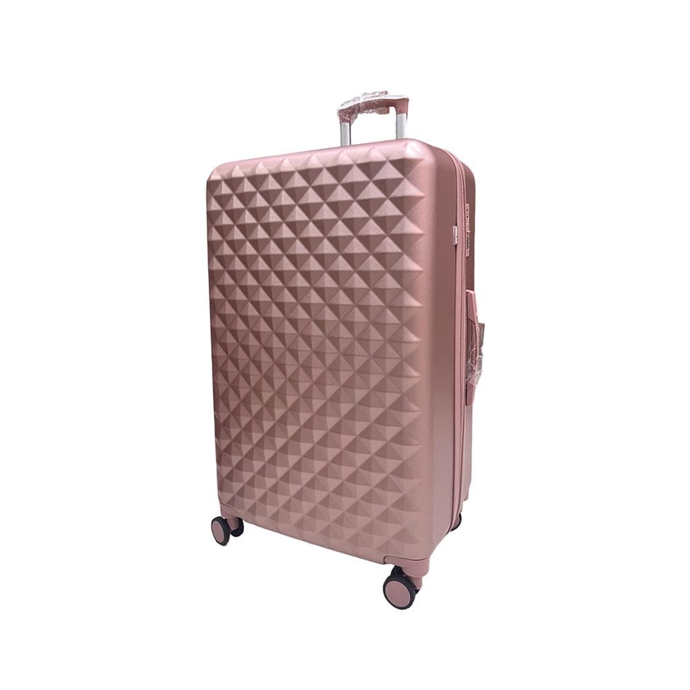 Mala Média 23Kg Expansível Rose Diamond Ultra Leve