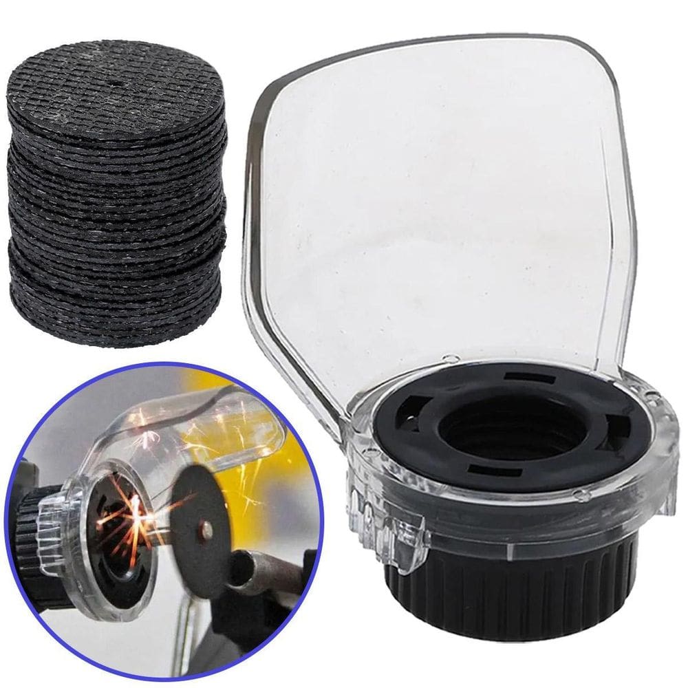 Capa Escudo Proteção Segurança 30 Discos Para Micro Retífica