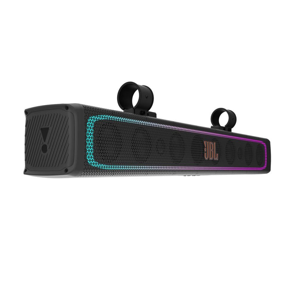 Caixa de som JBL RallyBar XL para Veículos Ext 300W RMS Proteção contra Água Poeira - Preto