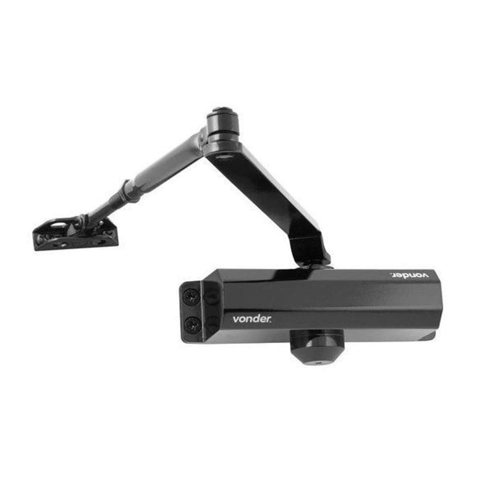 Mola Aérea Vonder Porta De Ferro E Madeira Força 3 Preta