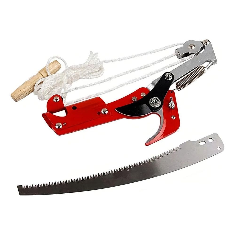 Serrote Podador De Galhos Altos Tesoura 2 Em 1 Serra E Poda