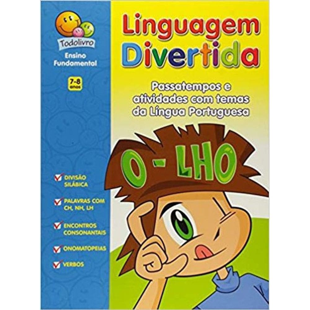 Livro Linguagem Divertida Ensino Fundamental 7-8 Anos Verbos