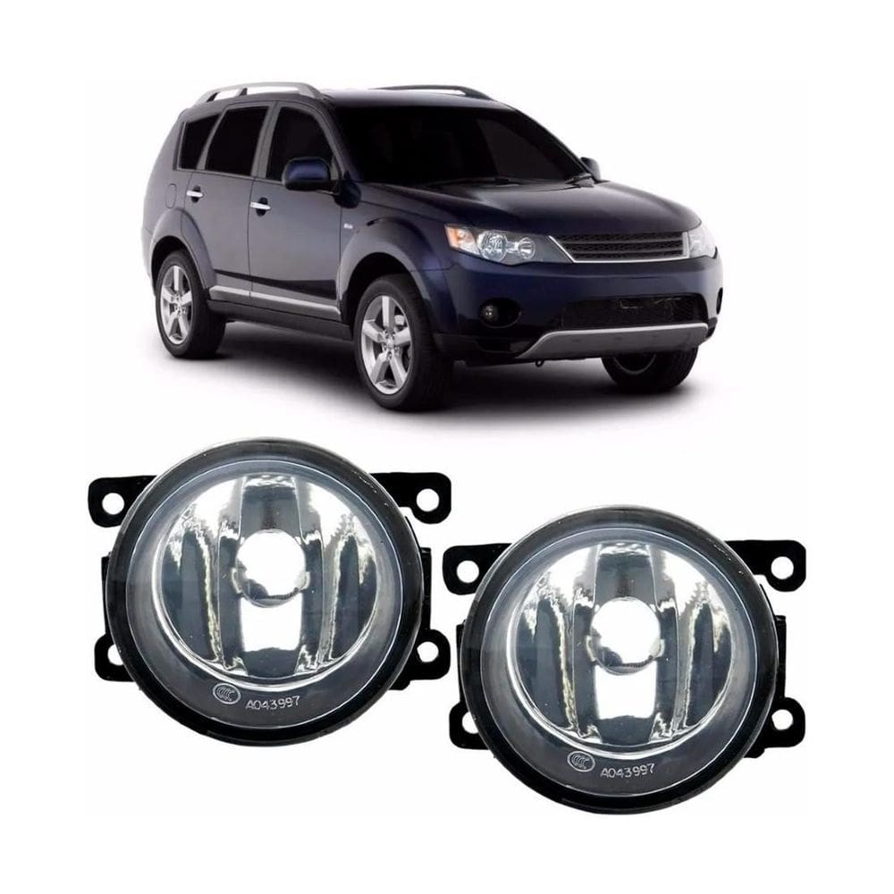 Par Farol Milha Auxiliar Outlander Ano 2008 2009 2010 2011