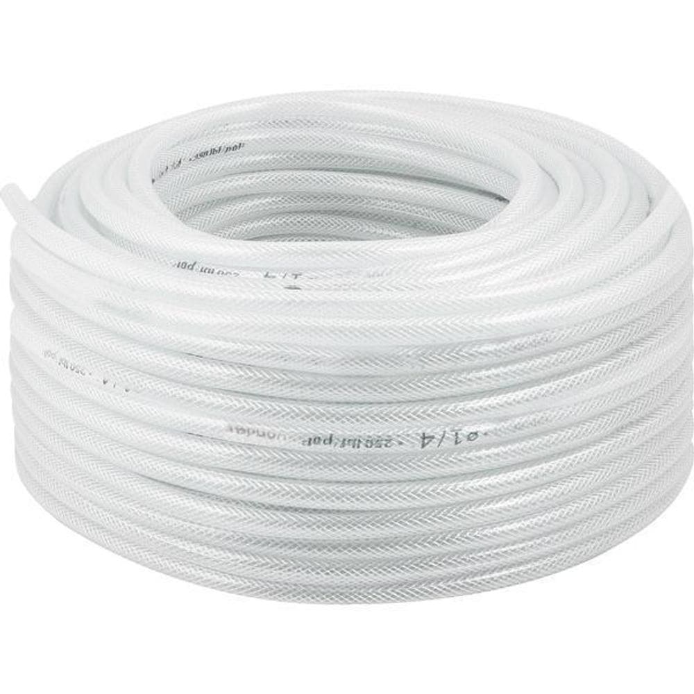 Mangueira Cristal Trançada 1/4 Vpt250 B  Com 50M Vonder