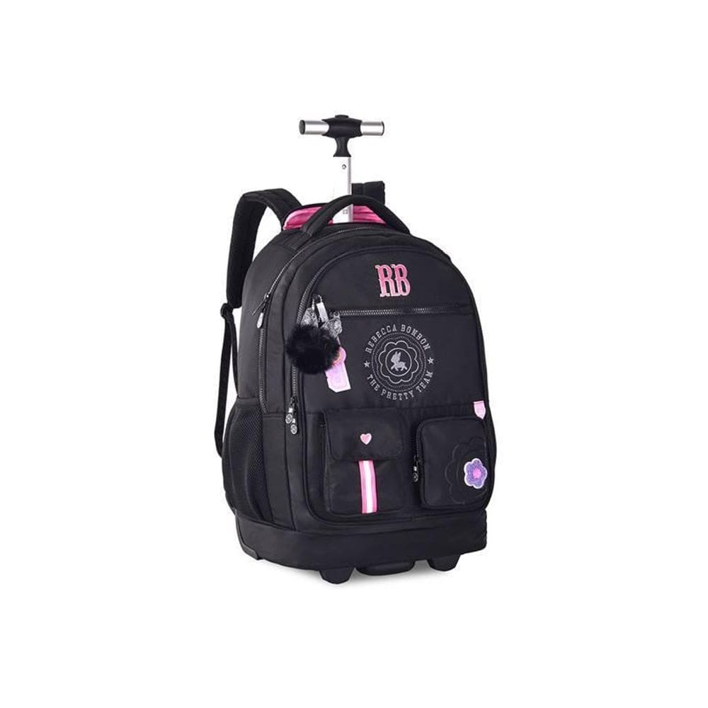 Mochila De Rodinhas Oficial Rebecca Bonbon Nylon Rb24544