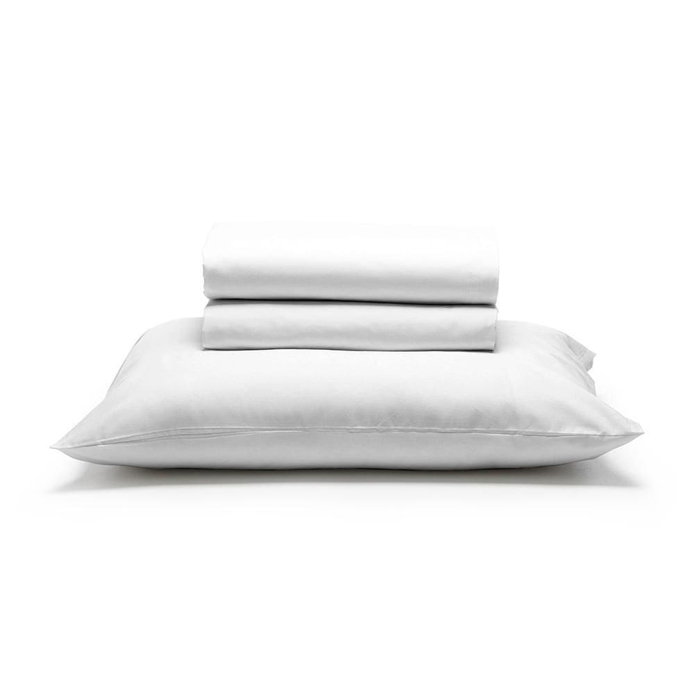 Jogo De Cama Solteiro Liso 180 Fios Fiori