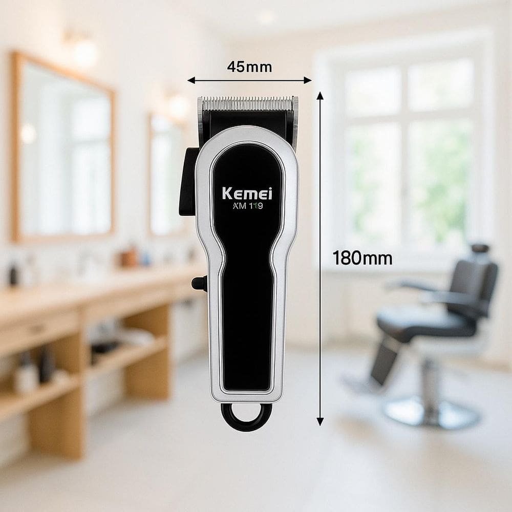 Kit Profissional Kemei Cabelo Barba Display