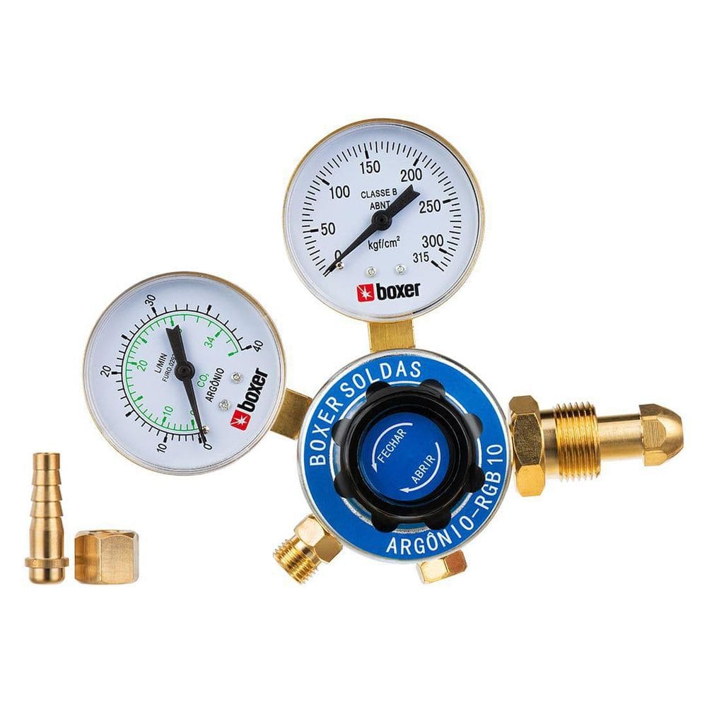 Regulador De Pressao Argonio Boxer Rgb 10