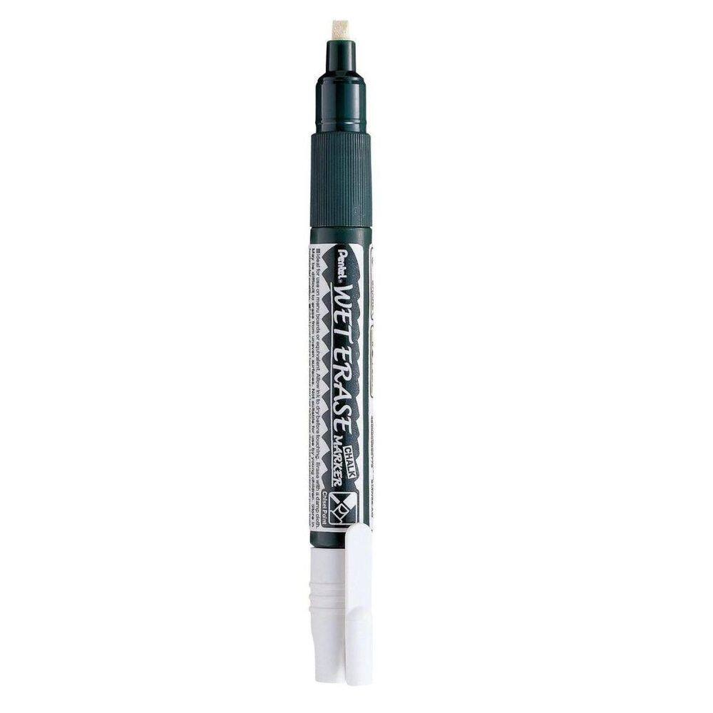 Marcador Giz Liquido Wet Erase Branco Pentel