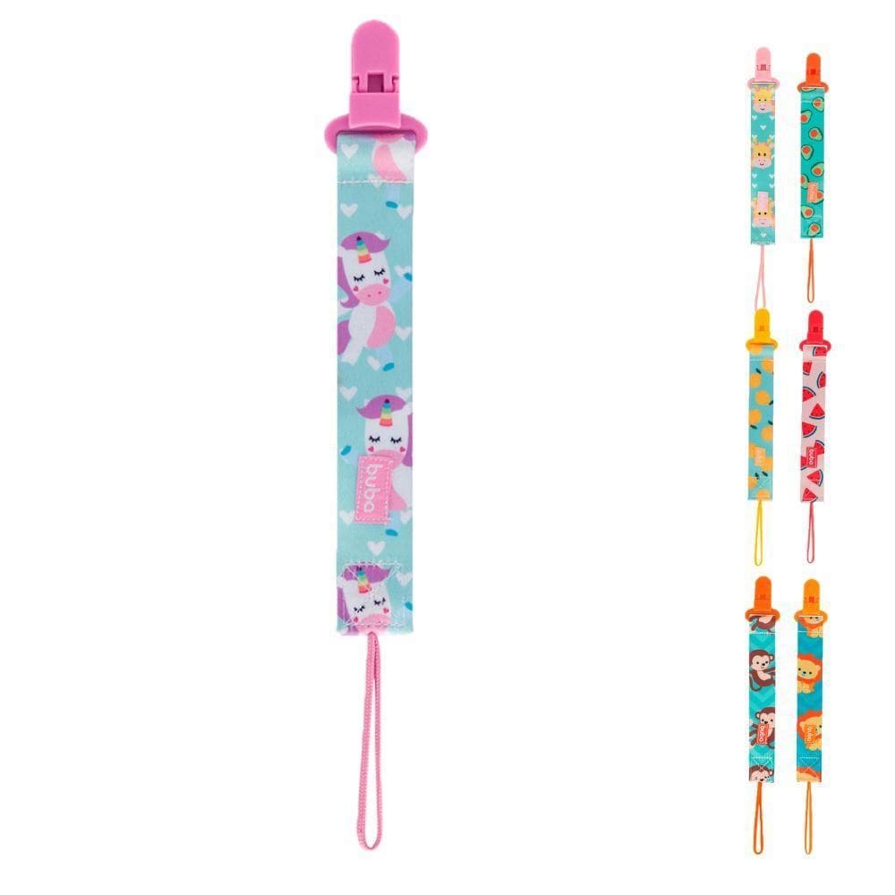 Prendedor Chupeta Infantil Estampado Bico Bebê Clipe Trava