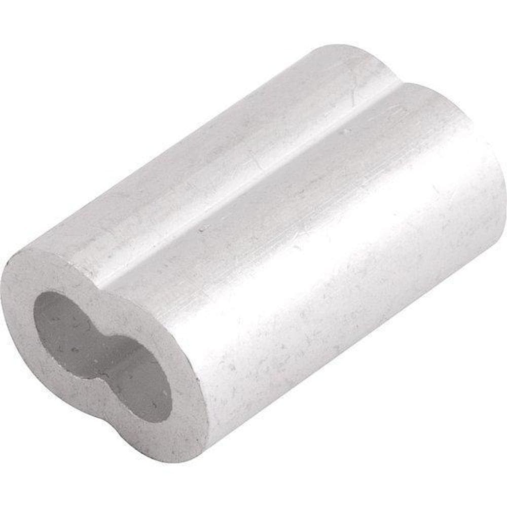 Prensa Cabos Em Alumínio Para Cabos De Aço 3/16 Com 100 Pç