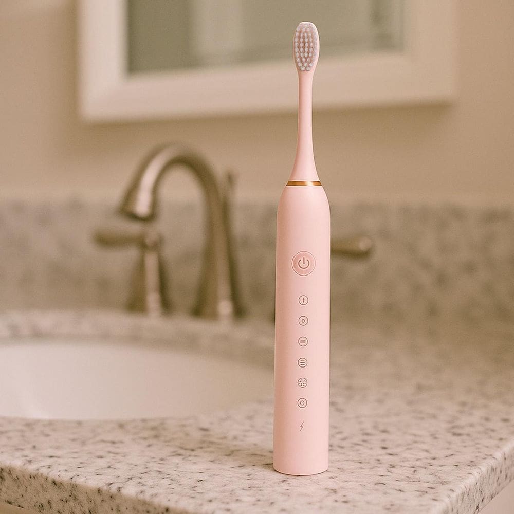 Escova Recarregável Para Limpeza Completa De Dente