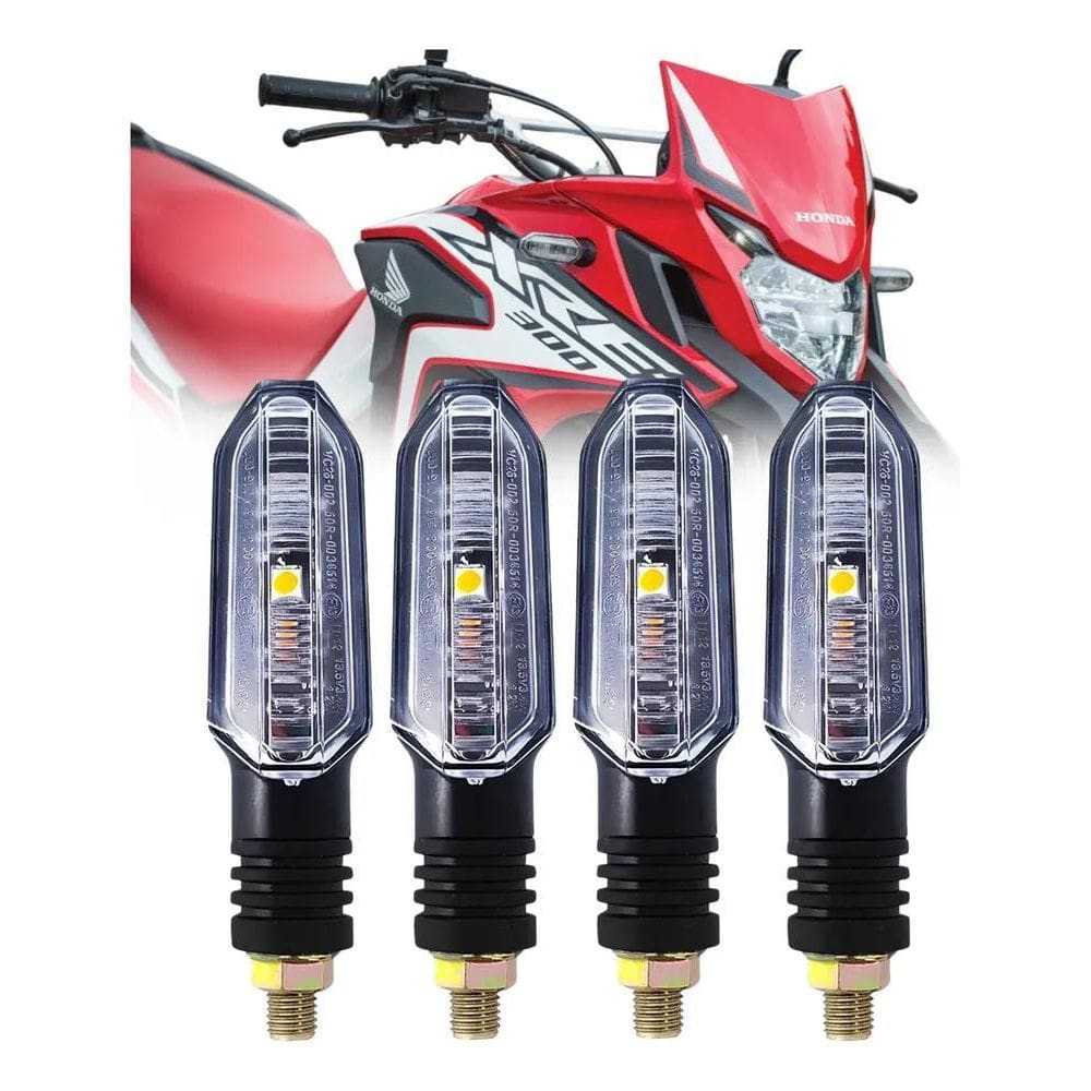 Kit 4 Pisca Seta Led Pra Twister Xre 300 Titan Fan Bros 150
