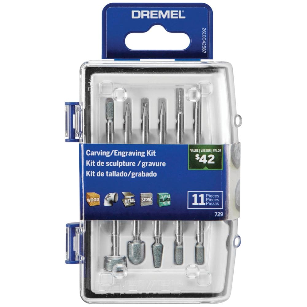 Kit de acessórios Ferramenta rotativa de escultura e gravação Dremel 729-01