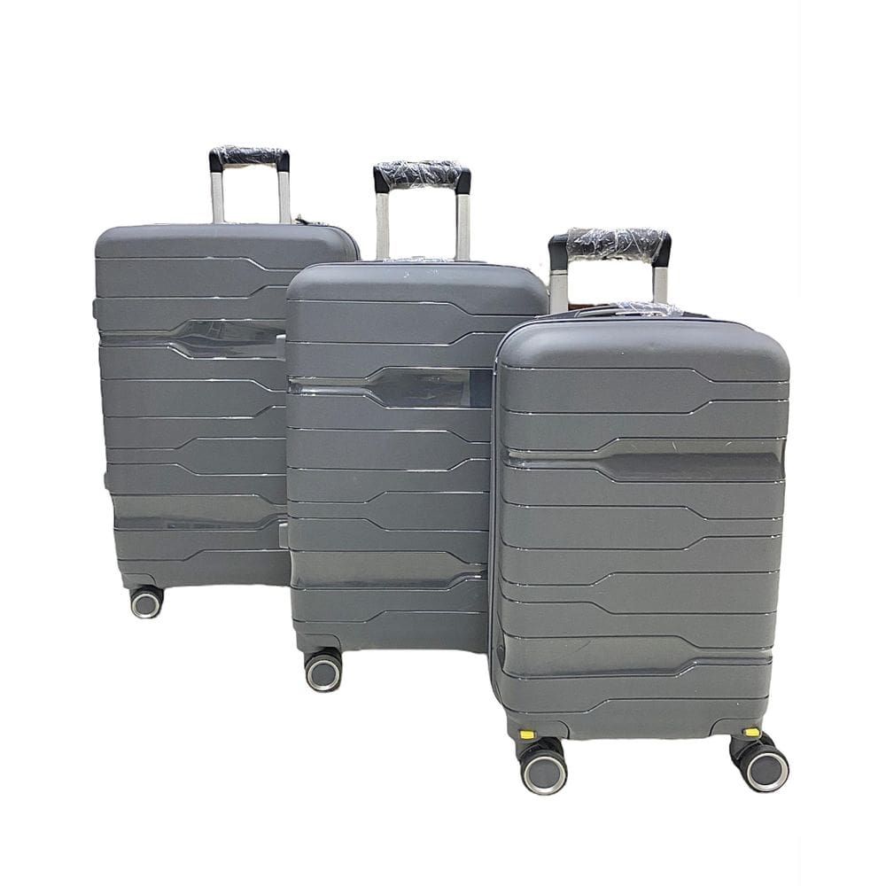 Kit Mala 32Kg +Mala 23Kg+Mala 10Kg Polipropileno Inquebrável