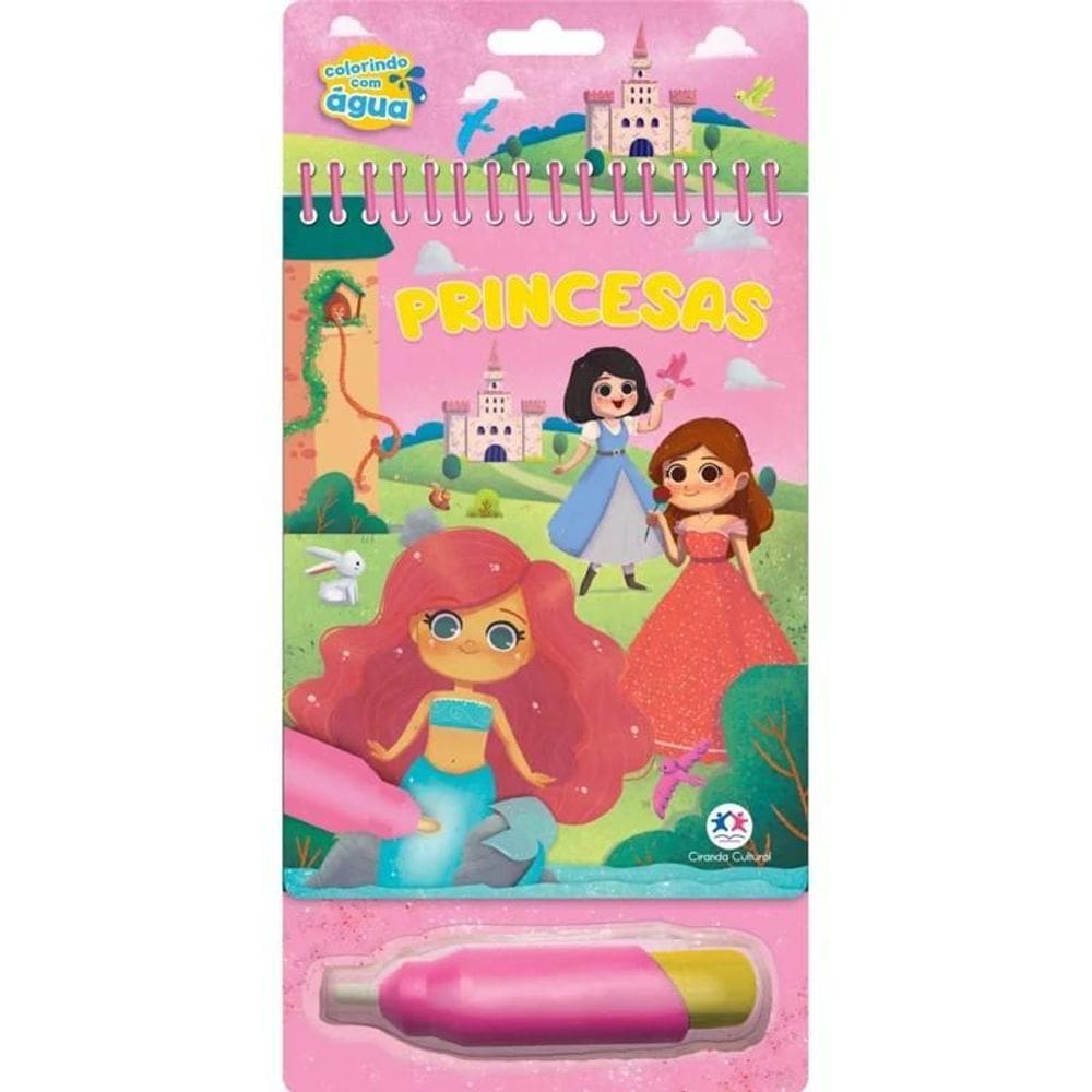 Livro para Colorir Água - Ciranda Cultural - Espiral