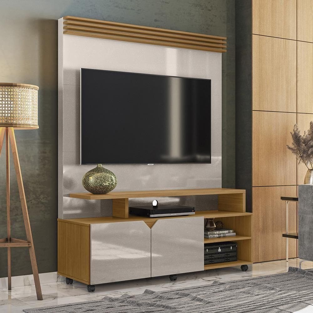 Home Berlim Para Até 60 Polegadas C- Rodizios - Lukaliam Móveis