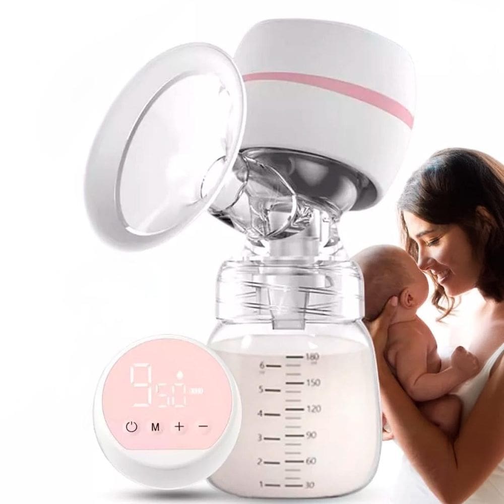 Bomba Tira Leite Elétrica Materno Digital Mamadeira 180Ml