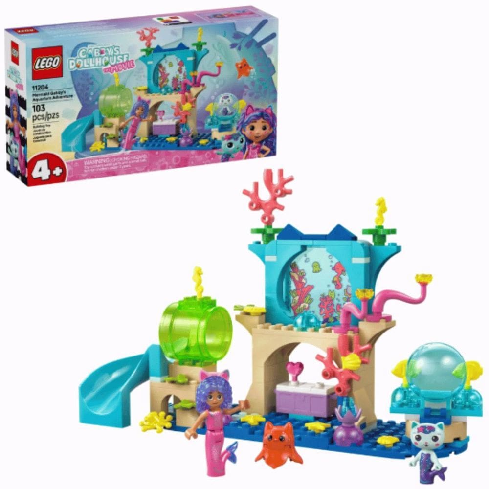 Lego Aventura Da Gabby Sereia No Aquário 103 Peças 4+ 12204