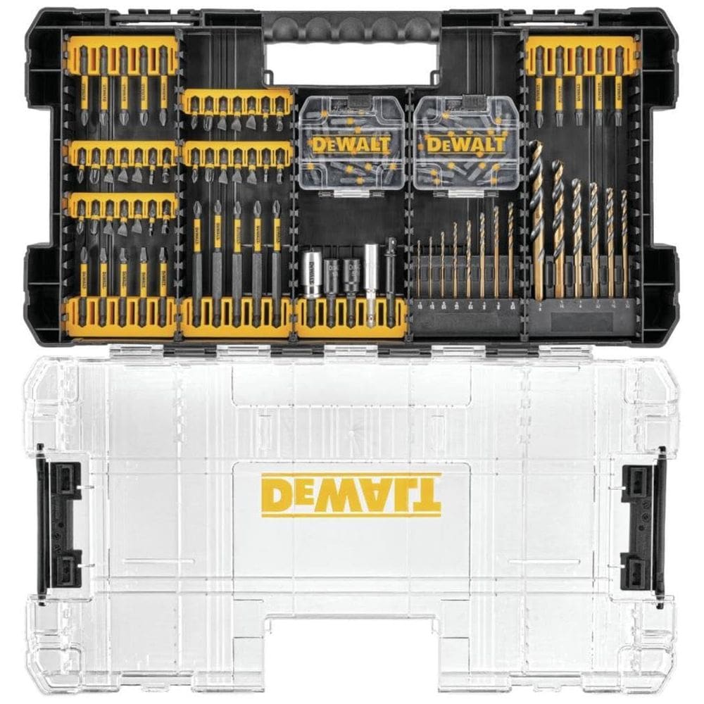 Conjunto de brocas e brocas DEWALT FLEX TORQ DWANGFT100SET 100 unidades