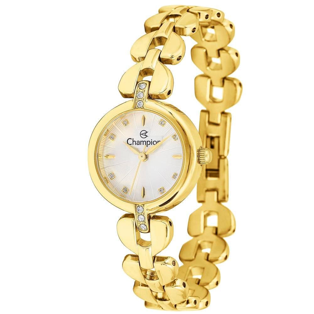 Relógio CHAMPION feminino analógico dourado CF25429H