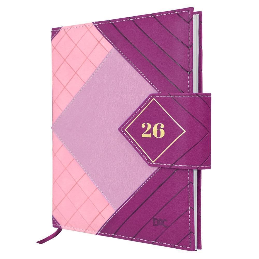 Agenda 2026 Diária Cost A5 336Págs Tons De Rosa Dac