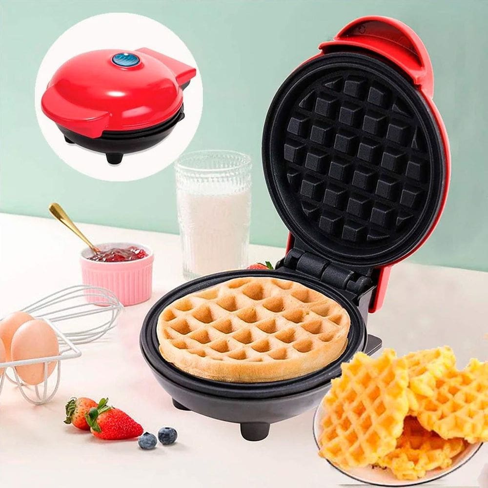 Mini Waffle Portátil Leve Prática Ideal Para Viagens 110V