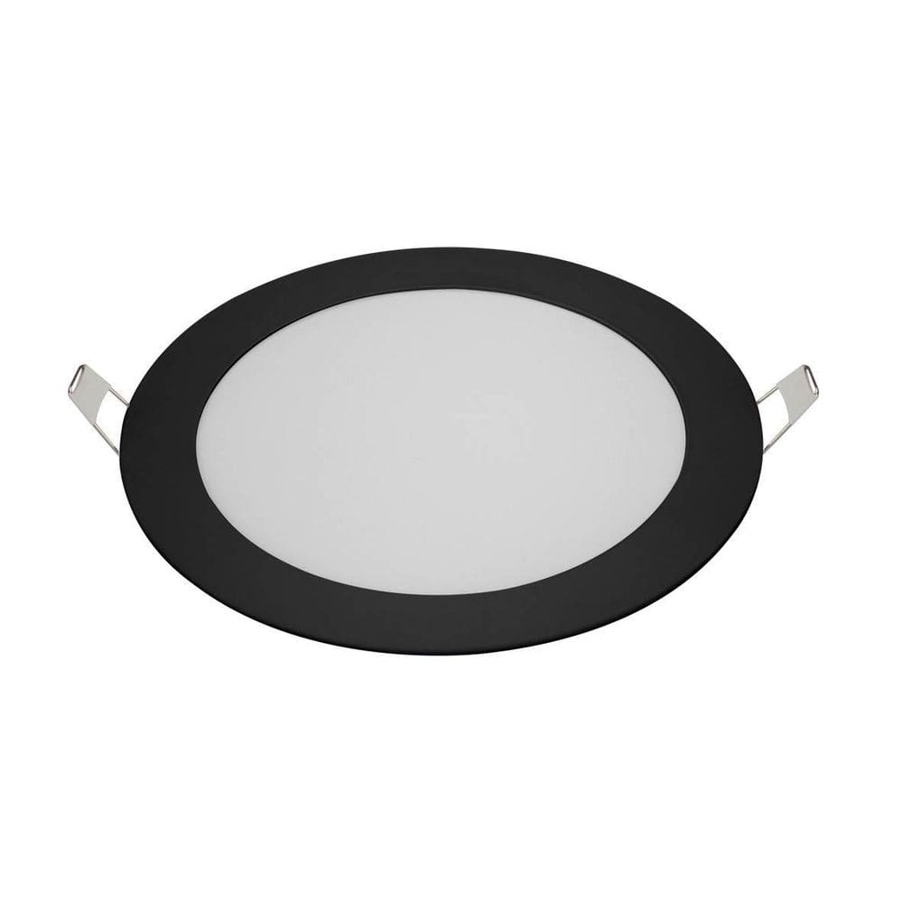 Painel Plafon Redondo Preto Led 18W Bivolt 4100K Blumenau