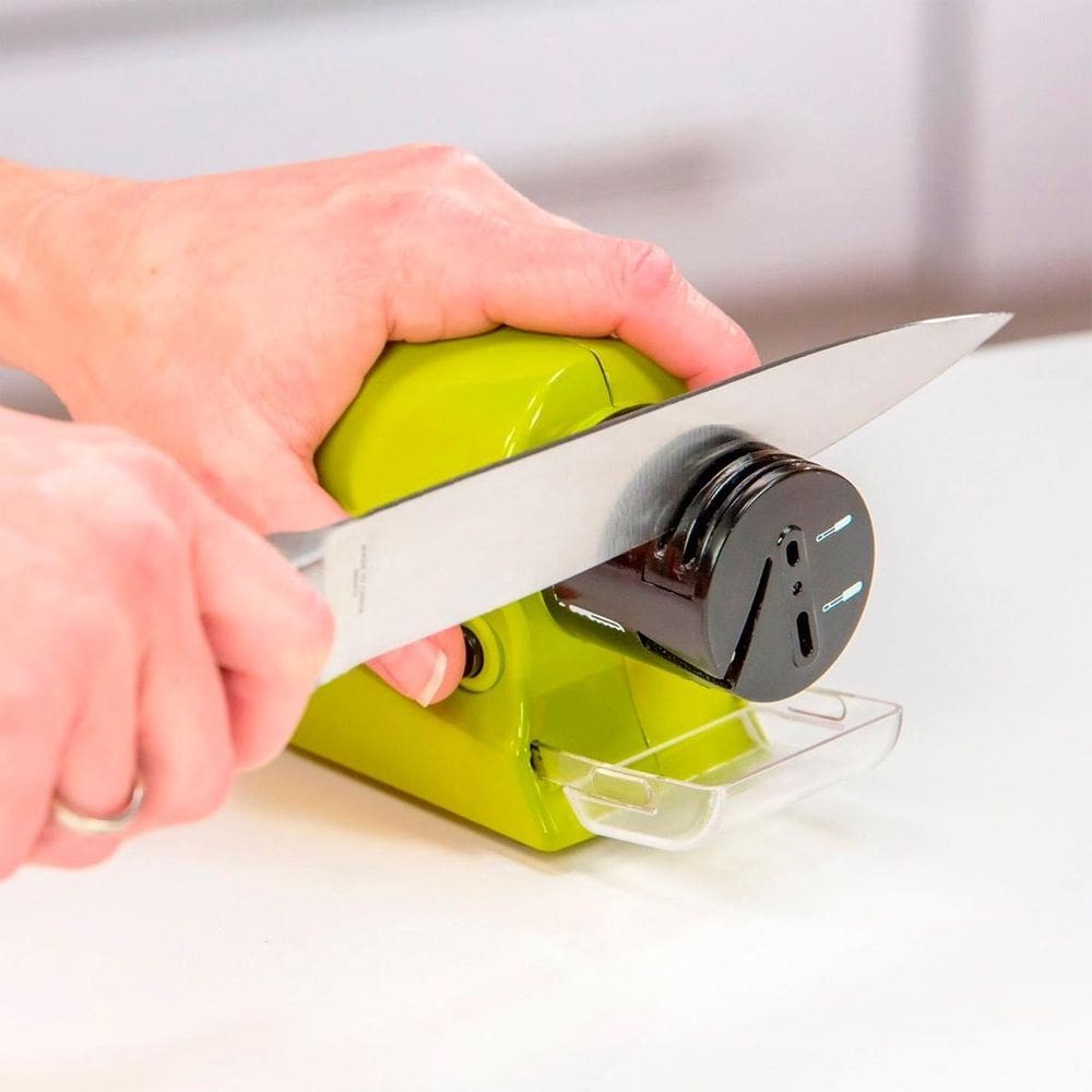 Amolador Elétrico Portátil Ideal Facas Cozinha E Pequenas