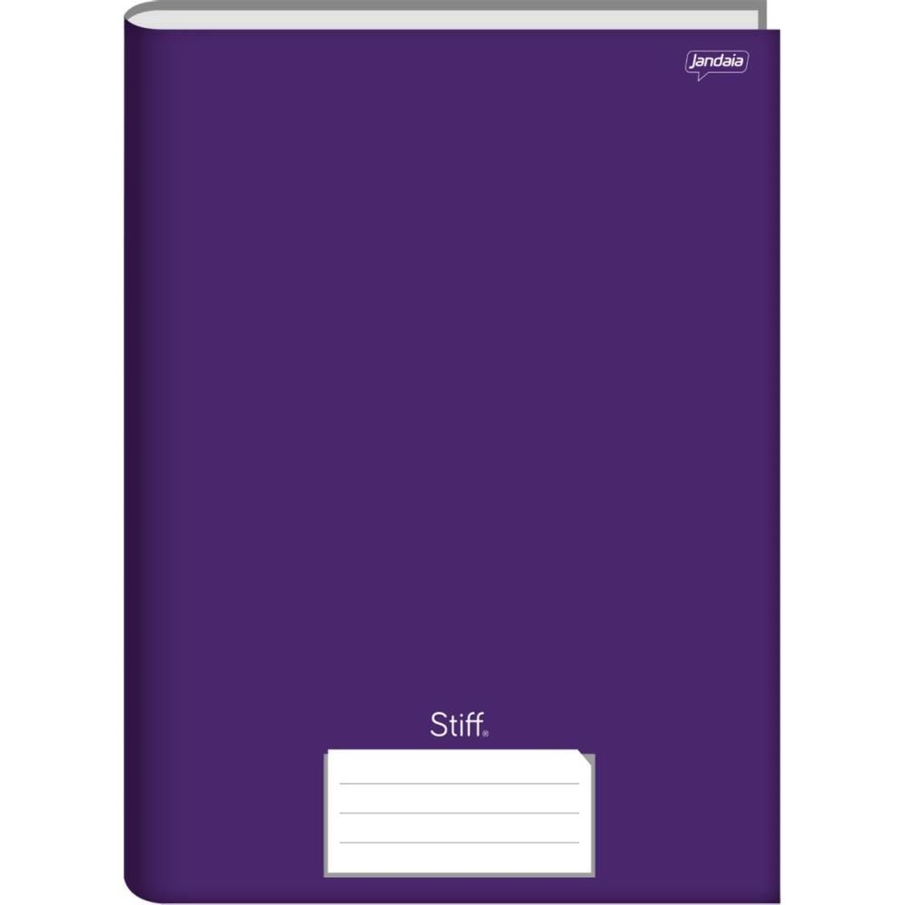 Caderno Brochura 1/4 Capa Dura Stiff 48fls Lilás 10un