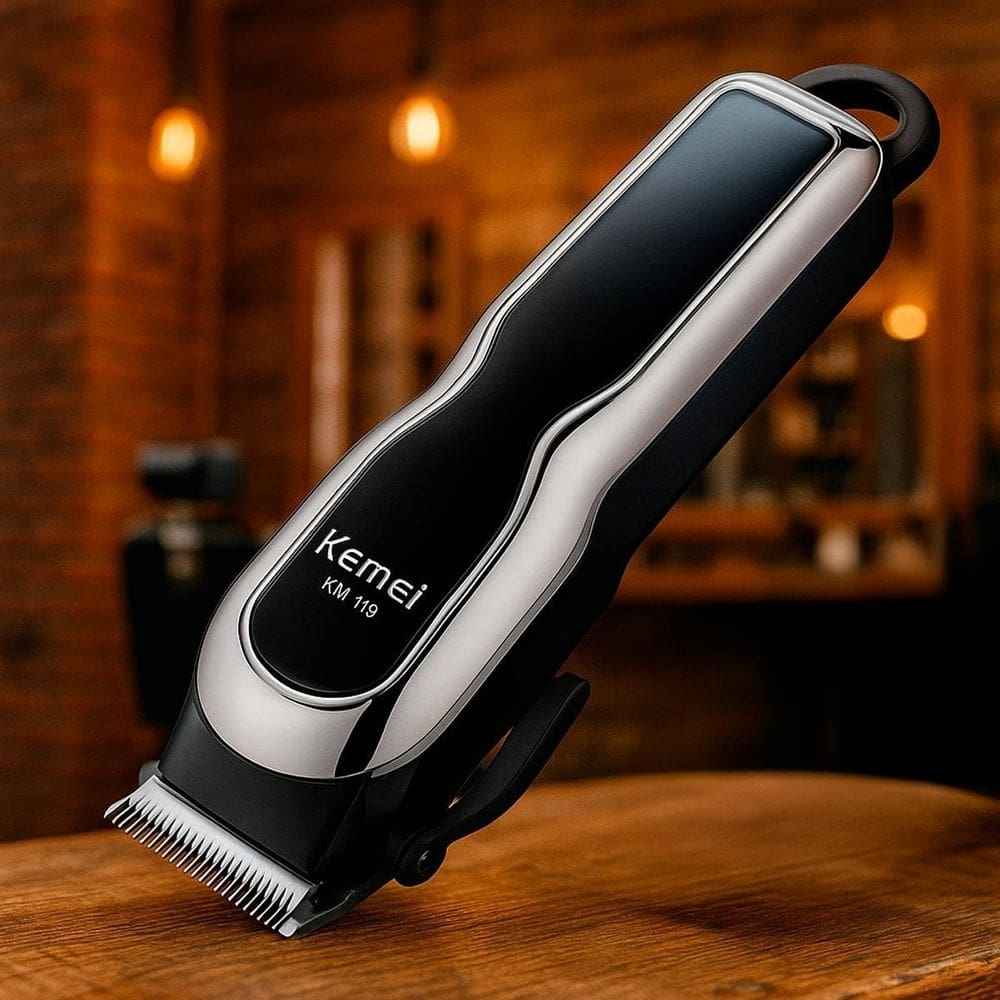 Kit Profissional Kemei Cabelo Barba Display