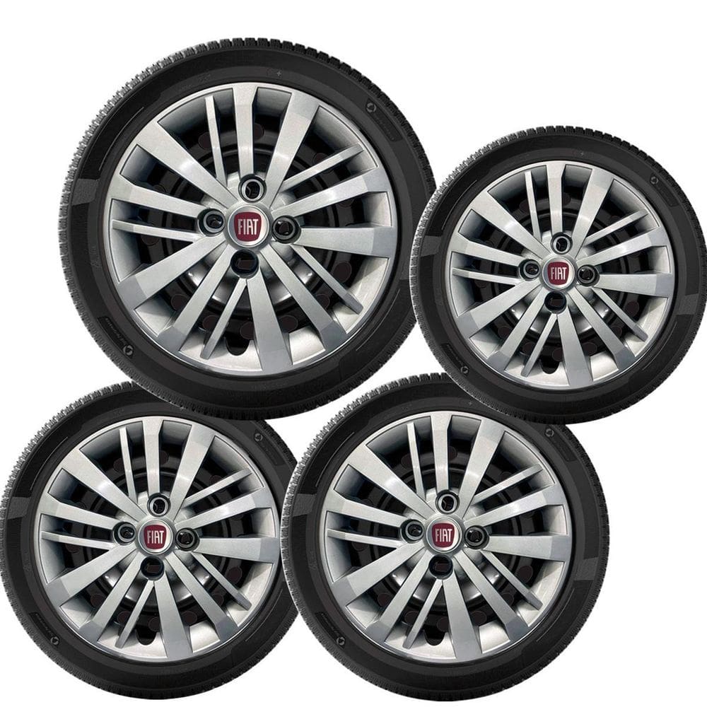 4X Calota Fiat Palio Siena Novo Uno Argo Cronos Aro 14