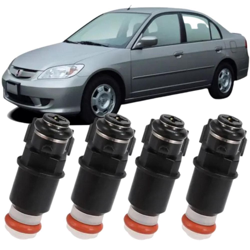 Kit 4 Bico Injetor Honda Civic 1.7 16V