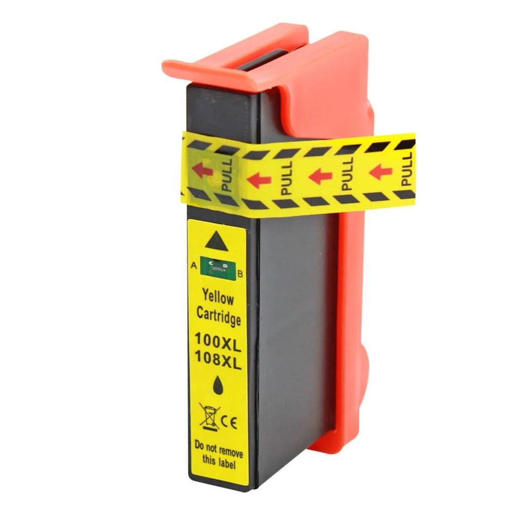 Cartucho de Tinta Yellow Compatível com Lexmark 100xl 105xl 108xl para S305 PRO-905 S505 PRO-805 S605 11,5ml
