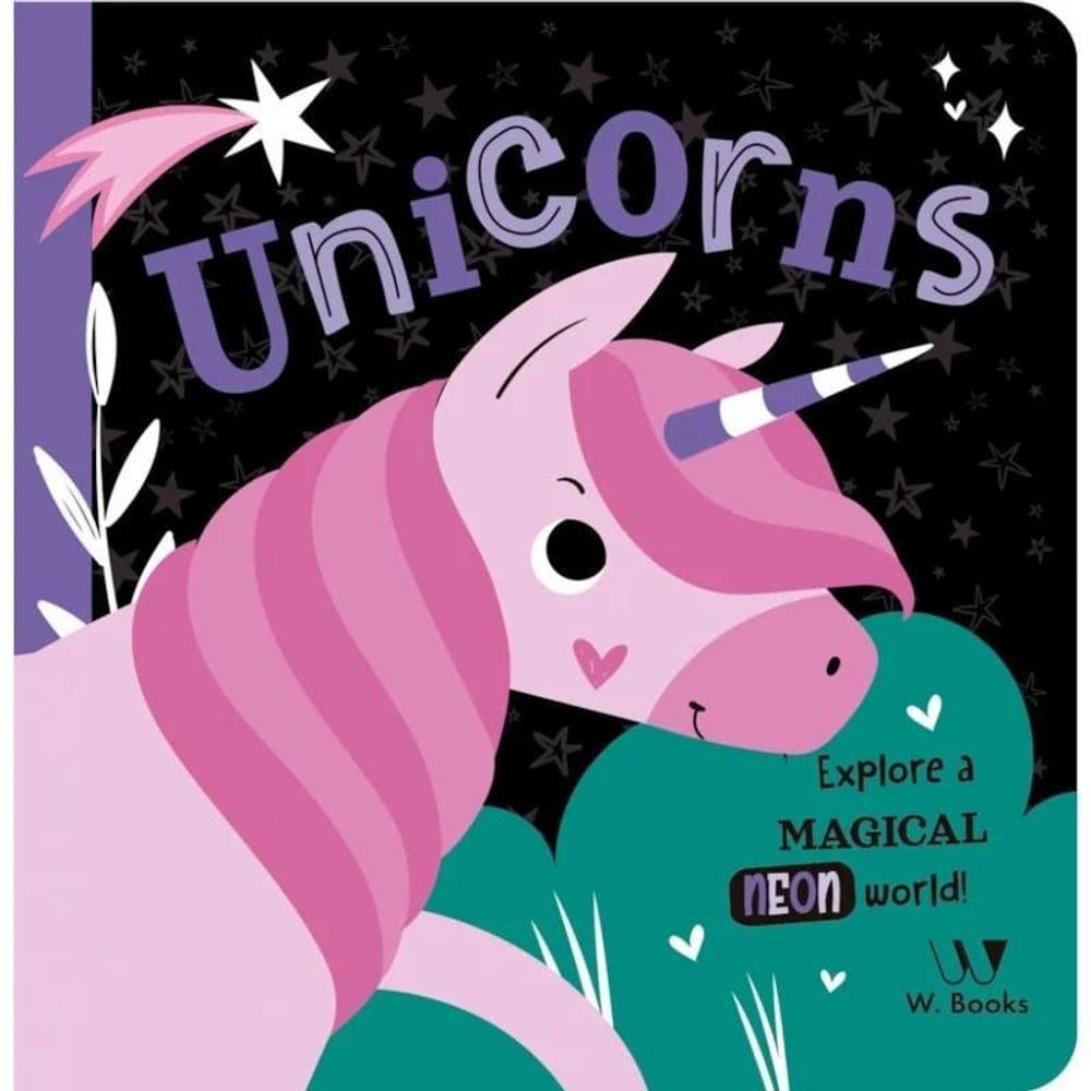 Livro Cartonado Unicorns - Em Inglês - W. Books