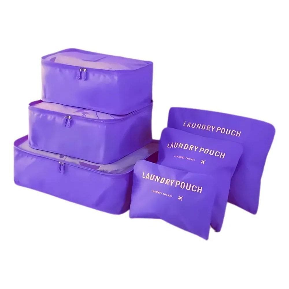 Kit Necessaire Viagem Organizadores De Malas Roupa Organizar