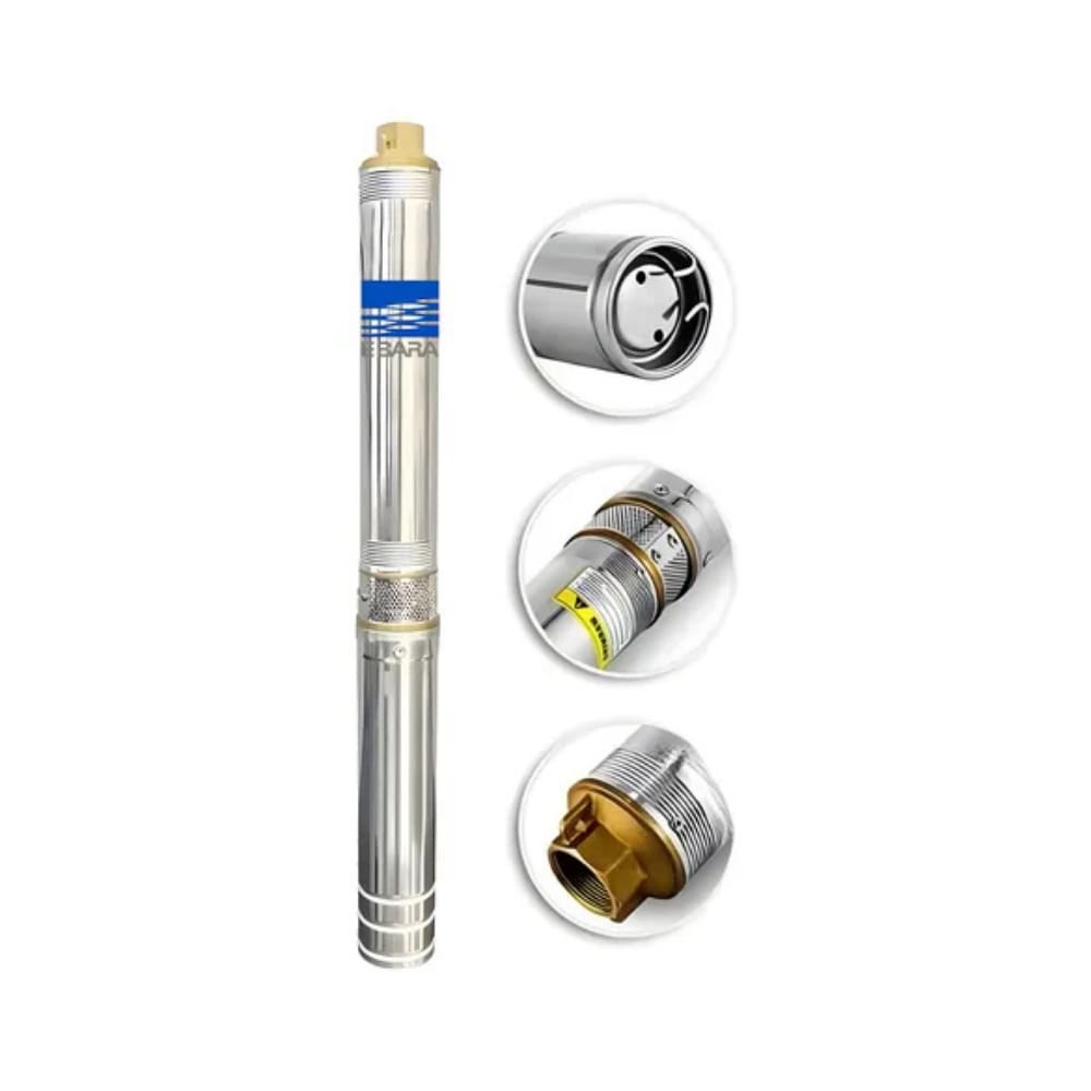 Motobomba Caneta Submersa Palito Poço Ebara 3bps2/10 1/2cv 2fios 127V