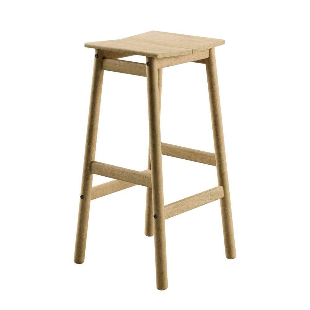 Banqueta Alta Tramontina Bossa 75 cm Madeira Tauari Natural