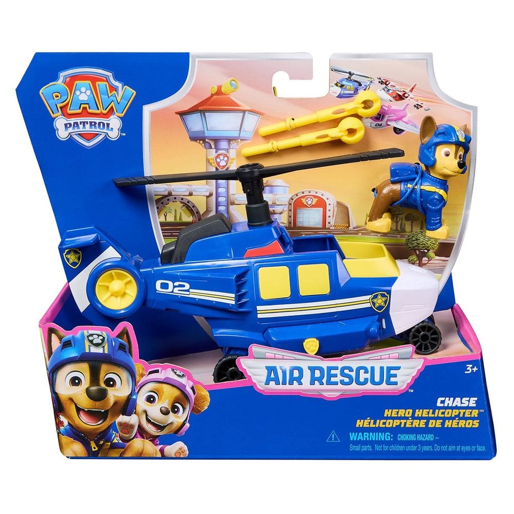 Helicóptero de Resgate com Boneco Chase - Patrulha Canina